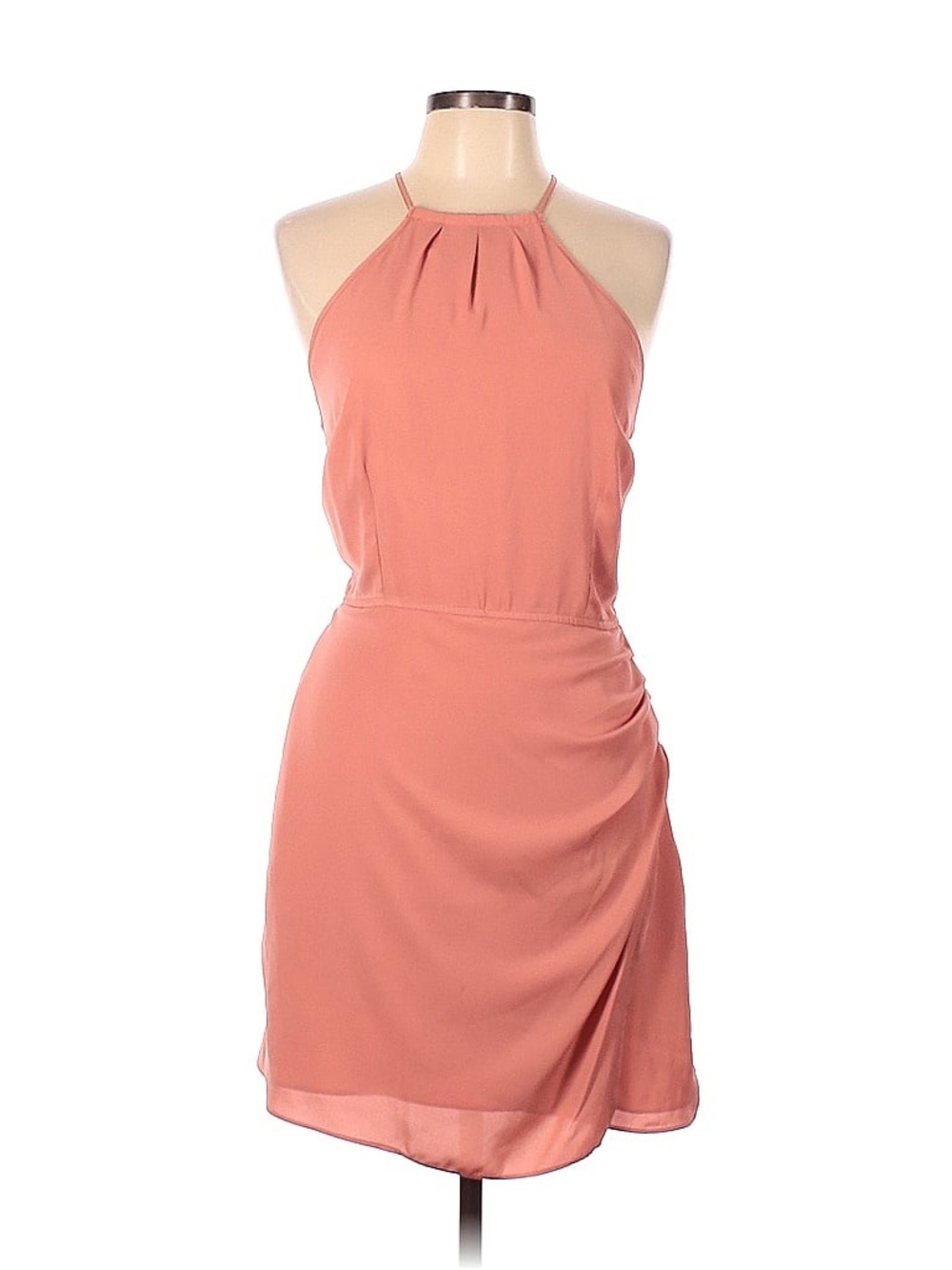 Pink summer mini dress